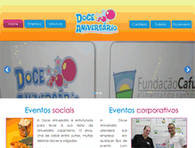 Tablet Screenshot of doceaniversario.com.br